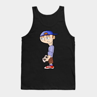 Boy holding a video game controller Tank Top